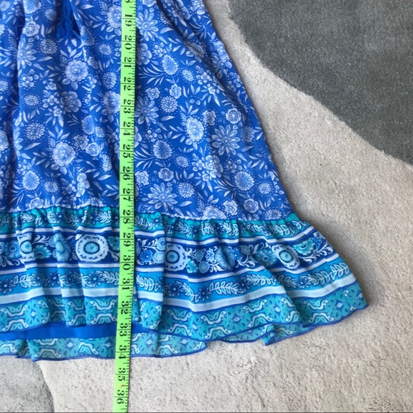 Lily Rose Blue Tassel Dress, NWT, Size L - Picture 12 of 16